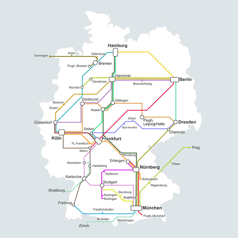 Günstig und bequem mit dem Fernbus durch Deutschland