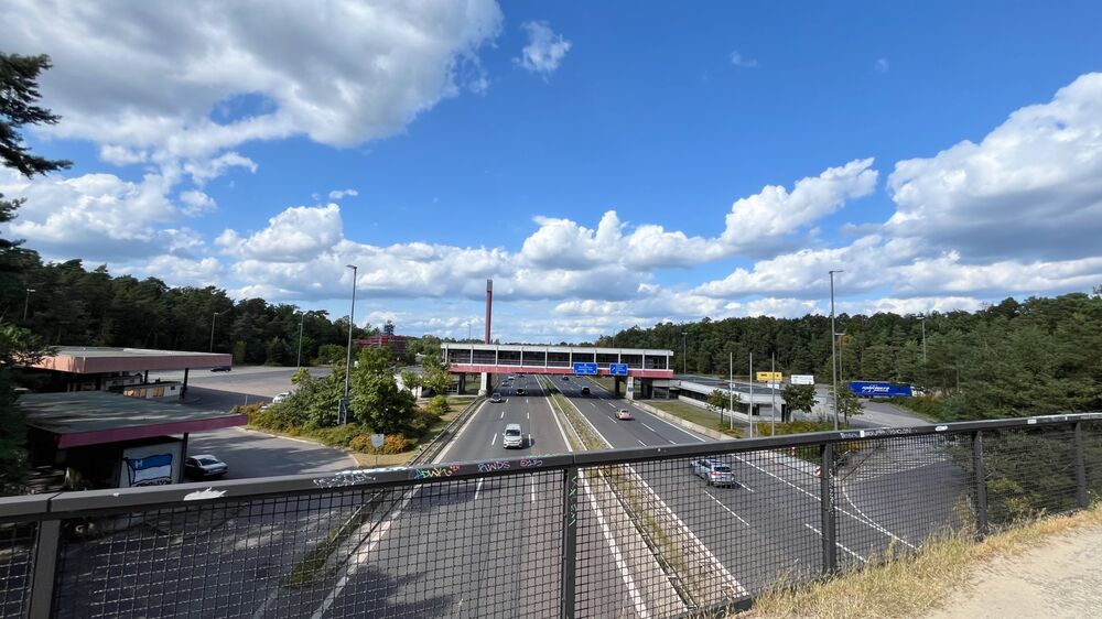 Berliner Mauer - Grenzübergang Dreilinden - Checkpoint Bravo