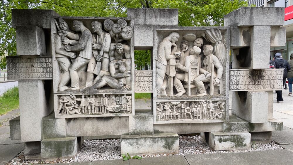 Chemnitz, Sachsen - Arbeiterskulptur