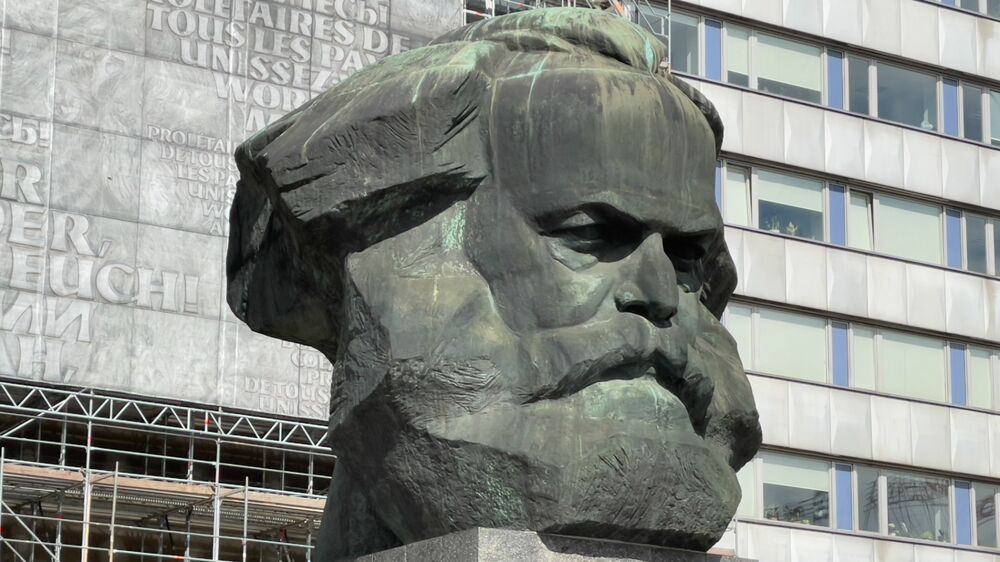 Chemnitz, Sachsen - Karl Marx-Kopf