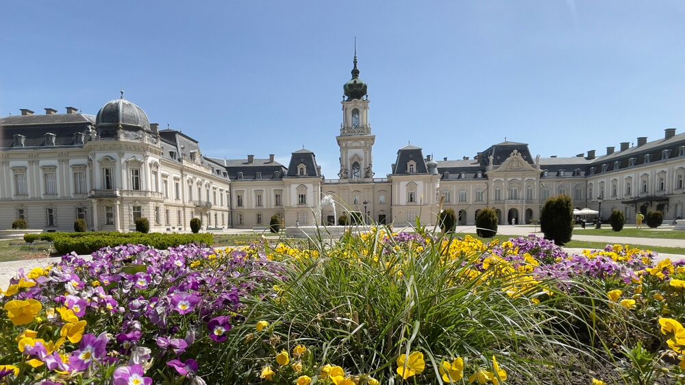 Keszthely, Ungarn - Schloss Feštetićs_Parkanlage