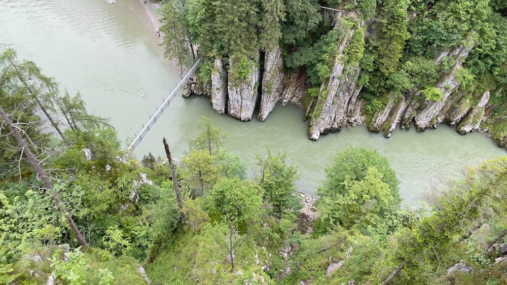 Kaiserwinkl, Tirol - Entenlochklamm_Hängebrücke