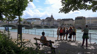Basel - Blick über Rhein auf die Altstadt